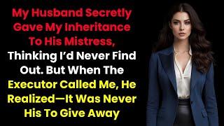 Husband Gave Away My Inheritance To His Mistress—The Executor Called Me