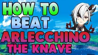 How to EASILY Beat Arlecchino The Knave in Genshin Impact - Free to Play Friendly! #hoyocreators