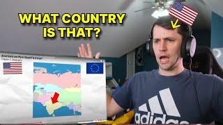 American reacts to Americans VS Europeans GENERAL KNOWLEDGE