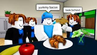 ROBLOX Brookhaven RP BACON Funny Moments (MEMES)