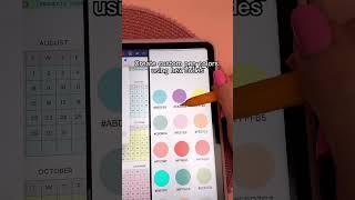 GoodNotes tip ️ pen colors using hex codes | iPad notes & digital planning