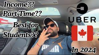 How much Money you can make with UBER in Canada 2024 | My UBER X Income $ in 2024