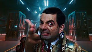 Mr Bean in Cyberpunk 2077