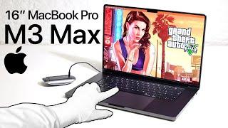 8500€ MacBook Pro M3 Max Unboxing - Running Windows Games! (GTA5, Cyberpunk 2077)