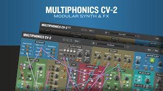 Introducing Multiphonics CV-2 Modular Synth & FX plug-in