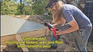 Concrete garage floor!