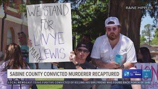 Sabine County murderer recaptured; Victims friends speak out