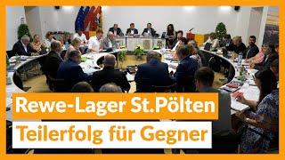 St.Pölten: Teilerfolg im Kampf gegen Rewe-Lager