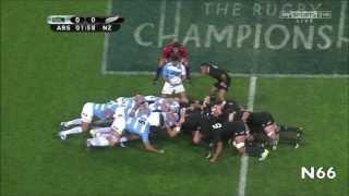 La Mêlée Argentine Explose la mêlée All Blacks