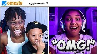 I Turned My Little Brother Into The Biggest Omegle TROLL!