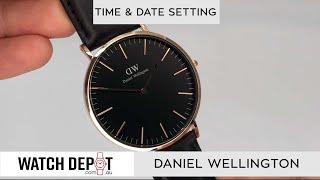 How To Change The Time On A Daniel Wellington Watch -  Tutorial