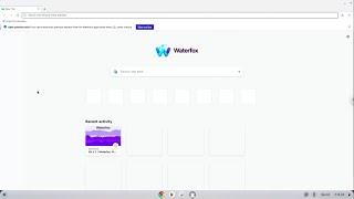 How to install the Watefox browser on a Chromebook