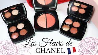 Les Fleurs de CHANEL | Spring 2021 makeup collection Swatches| Bouquet Ambre 372| Golden Meadow 368