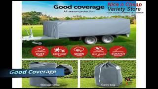 WEISSHORN 12 14 ft Camper Trailer Travel Cover Tent 3 6 4 2m Caravan Swan