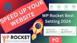 WP Rocket WordPress Plugin 2024 | WP Rocket Setting 2024 | WP Rocket Setup 2024 | WP Rocket Download