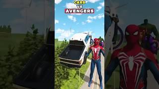 Cars_VS_Avengers ||BeamNG.drive #shorts #beamngdrive