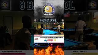 Out of the world BANKSHOT with perfect position on the 8 #bestpoolplayer #poolplayer