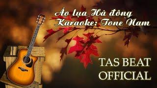 Karaoke Áo lụa Hà đông - Tone Nam | TAS BEAT