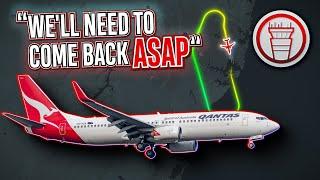 Urgent Return! Qantas 737 Reports Smoke in Cockpit [ATC Audio]