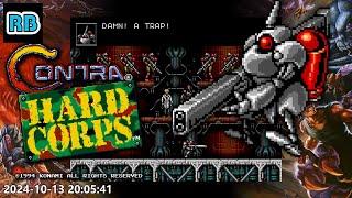 2019 [60fps] PC Contra: Hard Corps Browny NoDamage ALL (Alien Queen Ending)