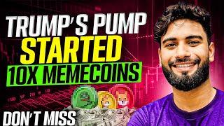 Trump’s Pump is Live l Bitcoin 80K soon  | Best Meme coins to buy  | Vishal Techzone