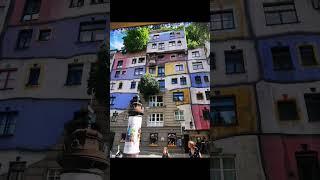 The Hundertwasser House Vienna, Austria#beautiful #shors＃travel