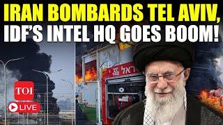 Iran ‘Carpet-bombs’ Tel Aviv LIVE | IDF Intel HQ, Mossad Centre ‘Explodes’ | Casualties…