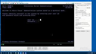 Micro Focus Demo: Automated Testing for Mainframe Application