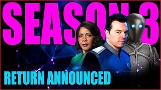 BREAKING: THE ORVILLE SEASON 3 | RETURN ANNOUNCED! When Does The Orville Return?