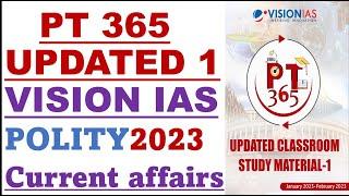 PT 365 UPDATED STUDY MATERIAL 1-Polity:UPSC/STATE_PSC