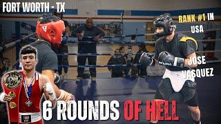 RUTHLESS! Amateur Boxers Challenge The 7X NATIONAL CHAMP In Sparring!