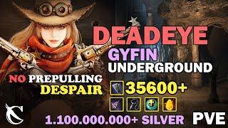 BDO - No Prepull Gyfin Underground 35600+ Trash Yellow - Deadeye - PVE - 2025-01-02