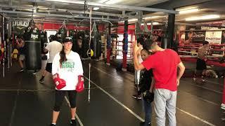 Rainbow Alexander’s first day of training  Rainbow vs Leo Santa Cruz ( I am rusty )