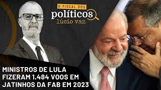 Ministros de Lula fizeram 1.484 voos em jatinhos da FAB em 2023