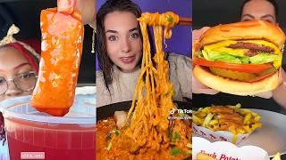 Asmr EATING | 141 | IN-N-OUT, Wingstop, Raising Cane's, grilled cheese burrito, chipotle and more!