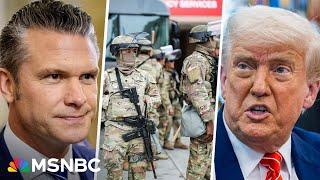 Trump using military to 'dictate terms on the ground' in L.A.: Retired General