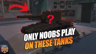 Only Noobs Play on These Tanks / WoT Blitz Favorite Tanks of Noobs