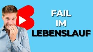 FAIL im Lebenslauf! Karriereguru #shorts #youtubeshorts