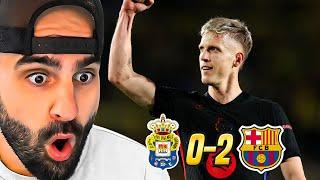 Fc Barcelona 2-0 Las Palmas I DANI OLMO SUPERSUB SAVES BARCA