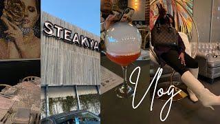 GRWM | Steak Yard Dallas | My Bougie Girls | supportive Black Women | VLOG | Shenna Lagail