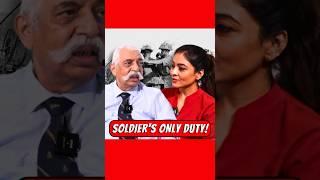 Soldiers only duty! Gd Bakshi & Raavya Sarda #shorts #soldier #gdbakshi #war