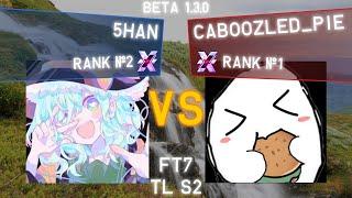 TETR.IO - 5han (Rank #2) vs. Caboozled_Pie (Rank #1) - TETR.IO High Level Replays