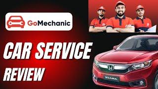 Car Servicing at GoMechanic Service Center Review.