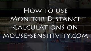 Mouse Sensitivity - Monitor Distance Guide
