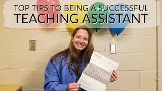 Tips for being a successful teaching assistant / my last day as a TA