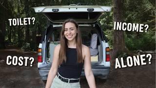 How I live in my SUV | answering your questions