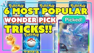 The BEST Wonder Pick TRICKS for Pokémon TCG Pocket! How to Get the CARDS YOU WANT!