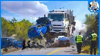 Dangerous Idiots Fastest Truck & Heavy Equipment Fails | Incredible Moments of Truck Driver #144