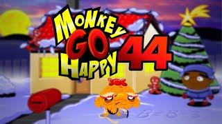 Игра "Счастливая Обезьянка 44" (Monkey GO Happy 44) - прохождение