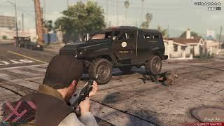 GTA 5 - Six Star Police Shootout + Escape